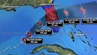 Hurricane Milton forecast 2 am on Oct 9 2024 [upl. by Gainor]