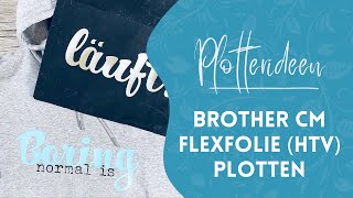 Plotteranleitung  Flexfolie Textilfolie plotten und auf Textilien übertragen [upl. by Dnomyar]