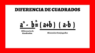 Quinto Caso de Factoreo  Diferencia de Cuadrados [upl. by Vinny]