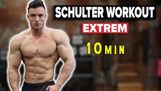 Das Beste 10 Min Schulter Workout für Zuhause ohne Geräte  Sascha Huber [upl. by Lothair605]