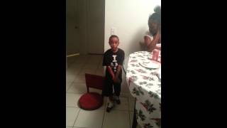 PLIES 5yr old son rapping [upl. by Atikin277]