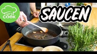 Steak Sauce selber machen  Rotweinsauce amp Pfeffersauce  Steak Week 3 [upl. by Esilec]