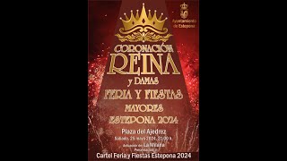 Elección del cortejo de Reinas y Damas de la Feria y Fiestas Mayores de Estepona 2024 [upl. by Ahseka194]