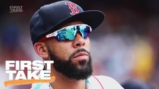 Red Soxs David Price And Dennis Eckersley Get Into Heated Exchange  First Take  ESPN [upl. by Aitekram]