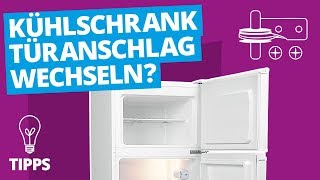 Kühlschrank Türanschlag wechseln  MEDION Tipps [upl. by Christyna427]