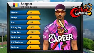 my Career mode BUT in WCC 2  World Cricket Championship 2 live stream [upl. by Latnahs185]