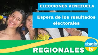 Espera de los resultados electorales en Aragua [upl. by Airetal]