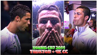 Young Cristiano Ronaldo 2014 Scenepack  Best 4k Clips  Cold CC High Quality For Editing🤙💥 part43 [upl. by Zollie]