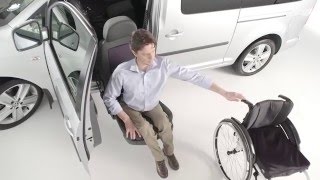 Wheelchair transfer to car with seat lift [upl. by Sarah415]