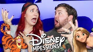 GENDERSWAP DISNEY IMPRESSIONS CHALLENGE ft Brian Hull [upl. by Enirehtahc]