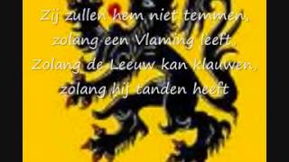 Vlaams Volkslied De Vlaamse Leeuw national anthem flanders [upl. by Melisse]