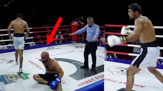 NURSULTON ROZIBOYEV MANA RAQIB MAZASINI QOCHIRDI BOKS 2JANGI [upl. by Nillad]