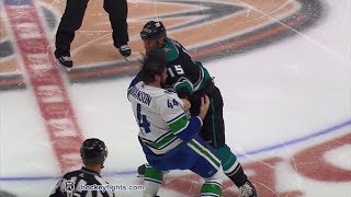 Erik Gudbranson vs Ryan Getzlaf Feb 13 2019 [upl. by Giuliana186]