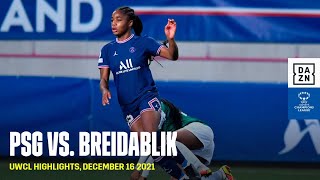 HIGHLIGHTS  Paris SaintGermain vs Breiðablik  UEFA Womens Champions League 202122 Français [upl. by Tavy]