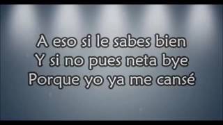 Calibre 50 Deja de Joder Letra Banda 2016 [upl. by Nasah967]