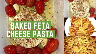 Tik Tok trending Feta Cheese Baked Pasta 100 worth the hype Greek style dish enjoy [upl. by Raseta]