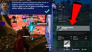 How to EASILY Eliminate enemy players who have a higher quality weapon than you in Fortnite Quest [upl. by Kletter]