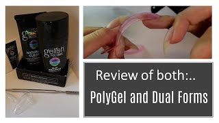 Review of both PolyGel and Dual forms  Video No02 of 02  NailsofNorway [upl. by Nus]