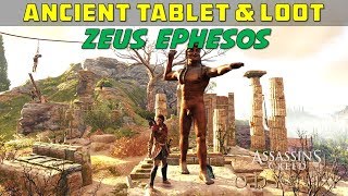 Zeus Ephesos  Ancient Tablet amp loot Location  Megaris ASSASSIN’S CREED ODYSSEY [upl. by Disario]