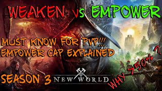 Empower explained in Season 3 Must know for PvP and PvE in New World💯 [upl. by Evetta878]