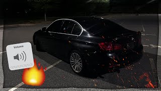 BMW F30 328i ASMR  Straight Piped  Loud Pulls [upl. by Inol]