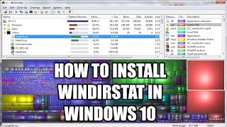 How to Download and Install WinDirStat in Windows 10 [upl. by Ahsyad]