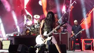 Foo Fighters  Monkey Wrench With KISS Guy Yayo Sanchez Cover Fan From Crowd LIVE 41818 [upl. by Aneliram918]