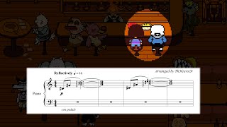 Premonition  Undertale Piano sheet musicMIDI [upl. by Ayamahs]