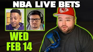 NBA Bets Live Wednesday February 14  Kyle Kirms Picks amp Predictions  The Sauce Network [upl. by Eerual]