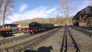 Gauge 1 Model Rail Company  Merchant Navy Class live steam locomotive [upl. by Aihsekyw]