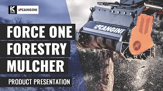 Force One Forestry Mulcher  Cangini Benne [upl. by Blakelee]