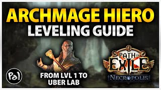 PoE 324 Leveling Guide for Archmage Hierophant Ball Lightning [upl. by Llemart151]