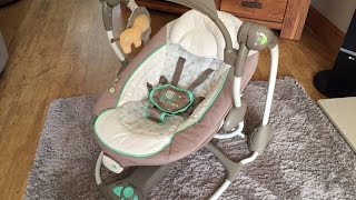 Ingenuity ConvertMe Baby Swing2Seat  Review 2015 [upl. by Rosenthal]