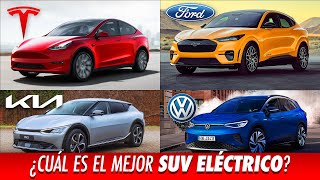 Comparativa SUV eléctricos 2022 Tesla Model Y Mustang MachE KIA EV6 VW ID4  ¿Qué SUV compro [upl. by Shantee]