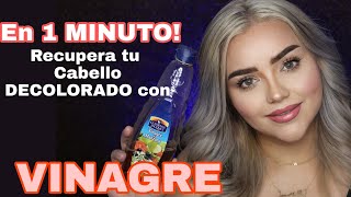 Como quitar lo CHICLOSO del cabello despues de una decoloracion Lizzmuller [upl. by Yud]