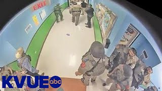 Graphic Content Warning Hallway footage obtained in Uvalde school shooting  KVUE [upl. by Carvey]