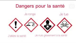 Les 9 pictogrammes de dangers [upl. by Bronnie]