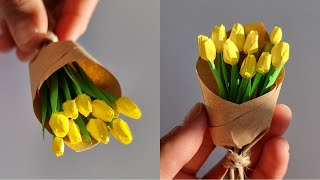 6 Easy Paper Flowers  Flower Making  DIY [upl. by Asinet197]