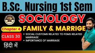 Class 30  Chapter 4  SOCIAL CUSTOMS RELATED TO MARRIAGE  IMPORTANCE OF MARRIAGE [upl. by Noiram]