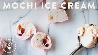 Mochi Ice Cream You Can Make at Home  HONEYSUCKLE [upl. by Wane]