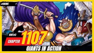 ONE PIECE 1107  THIRD HINT SPOILERS GIANTS IN ACTION [upl. by Eiknarf]