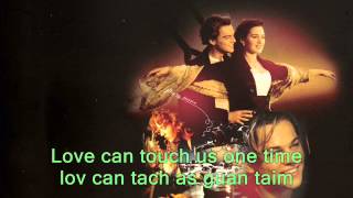 titanic letra en ingles amp pronunciacion [upl. by Rebane277]