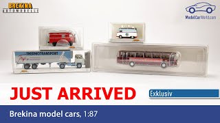 Brekina 187 Just arrived  New exclusive for ModelCarWorld [upl. by Mehsah742]