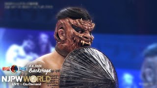 njwk18 1st match Backstage Backstage 1424 with Subtitles｜WRESTLE KINGDOM 18 第1試合 Backstage [upl. by Hserus]