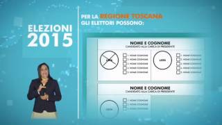 Elezioni Comunali e Regionali 2015  Toscana quotCome si votaquot [upl. by Wrdna502]