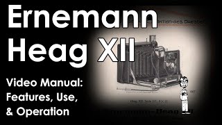 Ernemann Heag XII and Ernostar 15cm f45 9X12 Large Format Camera Manual [upl. by Jami]