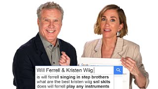 Will Ferrell amp Kristen Wiig Answer The Webs Most Searched Questions  WIRED [upl. by Ennazus805]