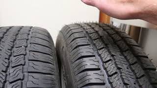 Weight Comparison Goodyear Endurance vs Dynatrail ST tires [upl. by Rozalie]