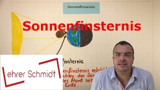 Sonnenfinsternis  Physik  Optik  Lehrerschmidt [upl. by Rekab]