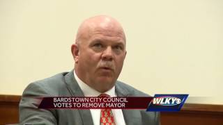 Bardstown City Council votes to remove mayor [upl. by Jonina]